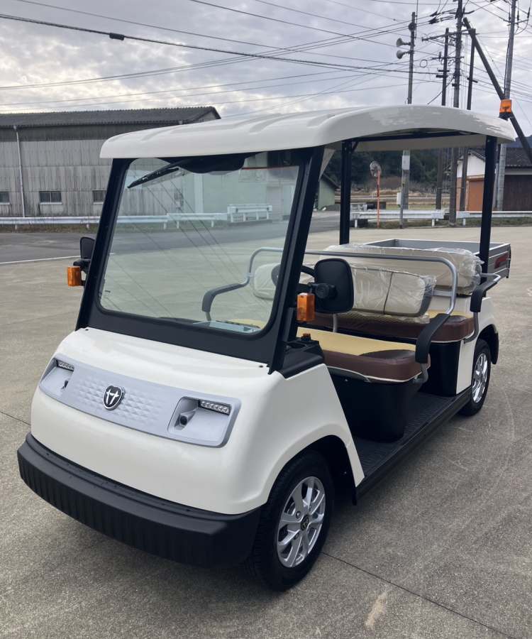 自走式5人乗リチウムバッテリーカート　【後部荷台付】