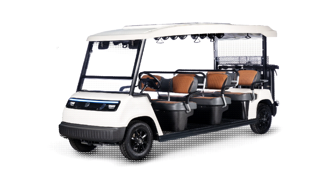 自走式9人乗リチウムバッテリーカート